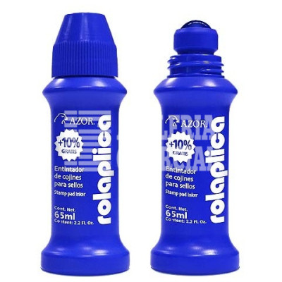 TINTA PARA SELLOS 60 ML. AZOR AZUL